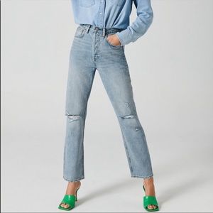 Denim Forum “The Joni” High Rise